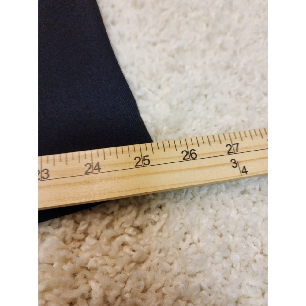 VINTAGE Haberdashery Womens Corporate A line Skirt Black Size 10 Two Pockets - Picture 10 of 15